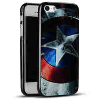 Captain America's Shield Soft Protective Back Cover iPhone Case for iPhone SE/iPhone 5S/5