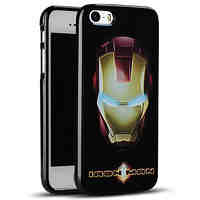 Unique Embossed Iron Man Protective Back Cover Soft iPhone Case for iPhone SE/iPhone 5S/5