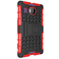 Hybrid Impact Armor Rugged Case Stand Cover for Nokia Lumia 950 Case for Nokia 950 Case