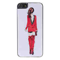 Women Pattern Hard Case for iPhone 5/5S