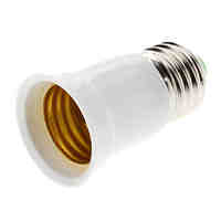 E27 to E27 LED Bulbs Socket Adapter