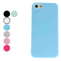 Simple Design Soft Case for iPhone 5/5S (Assorted Colors)