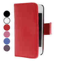 Elegant PU Leather Case for iPhone 4 and 4S (Assorted Colors)