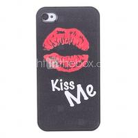 Lip Pattern Hard Case for iPhone 4/4S