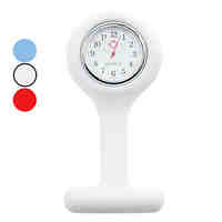 Unisex Silicone Analog Quartz Pocket Watch (Assorted Colors)