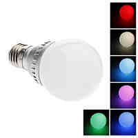 E27 2W RGB LED Ball Bulb(220V)