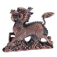 Dragon Shaped Brown Gas Lighter with LED