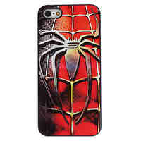 Sliver Spider Pattern Aluminum Hard Case for iPhone 5/5S