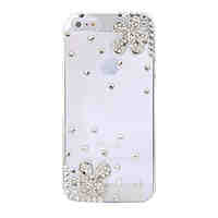 Cherry Jewelry Covered Back Case for iPhone 5/5S