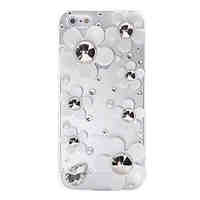 Daisy Jewelry Covered Back Case for iPhone 5/5S(Assorted Color)