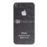 Ultrathin Water Cube Transparent PC Hard Case for iPhone 4/4S