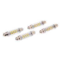 42mm 8-LED 50-80LM 6000K Cool White Light LED Bulb for Car (12V4pcs)