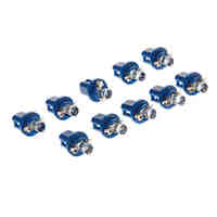 B8.5D 1-LED 10-20LM Blue Light LED Bulb for Car (12V10pcs)