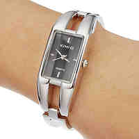 Women's Rectangle Dial Quartz Analog Bracelet Watch