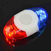 Durable 4-LED Bike Safety Rear Warning Light