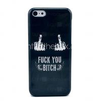 Fuck Off Black Hard Case for iPhone 5C