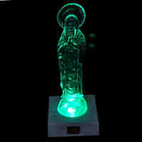 LED Flash Virgin Mary Shape Lamp