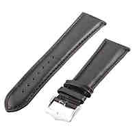 Unisex 24mm Leather Watch Band (Assorted Colors)