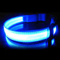 Adjustable Nylon LED Collar for Pets Dogs(Assoted ColorsSizes)