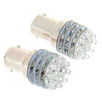 1156 BA15S 36-LED 100-200LM 6000K Cool White Light LED Bulb for Car (12V2 pcs)