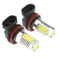 H8 6W 4-LED 480LM 6000K Cool White Light LED Bulb for Car (10-24V2 pcs)