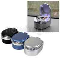 Portable Car Vehicle Cigarette Smokeless Ashtray Holder with LED Light