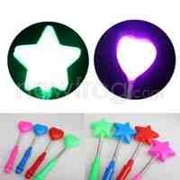 Glowing Sticks LED Flashing Flower Shape Glow Stick Wand Light Party Flash Torch LED Wand