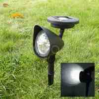 3 LED Outdoor Led Solar Powered Light Garden Spotlight Landscape Spot Light Lamp