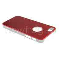 New Aluminum Alloy Hard Back Case Cover Protector for Apple iPhone 5G The New iPhone Red