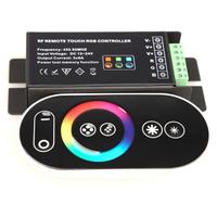 RF Remote Controller Touch Panel LED Dimmer for RGB LED Strip 6Keys