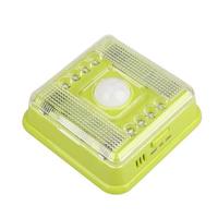 Superbright 8 LED White Light AUTO PIR LED Light Infrared Lamp Green