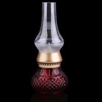 LED Blow Creative Nostalgia Retro Style LED Candle Light Kerosene Lamp Red 