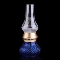 LED Blowing Nostalgia Retro Style LED Candle Light Kerosene Lamp Blue