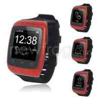 Red Bluetooth Smart Wrist Watch Phone Mate for IOS Android Samsung iPhone