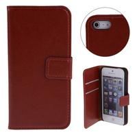 Fashion Synthetic Leather Wallet Flip Cover Case for Apple iPhone 5G