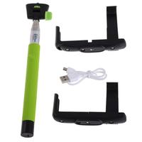 Handheld Wireless Bluetooth Mobile Phone Monopod For Android iPhone Green