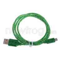 Micro USB Cable Cord Line Data Charger for Samsung HTC Android Phone Green