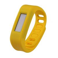 Bluetooth Sport Health Smart Wrist Band Bracelet for Android iPhone Yellow