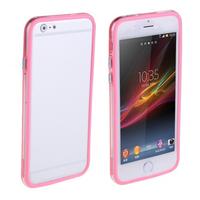 Protective Plastic Bumper Frame Case for Apple iPhone 6 4.7 Pink