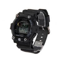 Hot Man Swimming Waterproof Silicone Strap Watch Sports Digital Watch Black