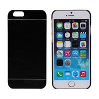 Aluminum Brushed Hard Back Cover Case for iPhone 6 4.7 Black