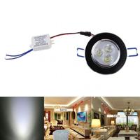 3W LED White Ceiling Light Cabinet Downlight Fixture Recessed Lamp