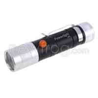 New Portable Mountaineering Mini Small Light LED Flashlight Climbing Black