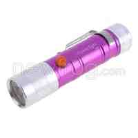 New Portable Mountaineering Mini Small Light LED Flashlight Climbing Purple