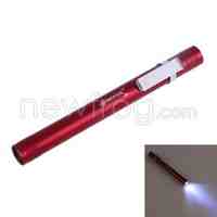 Red New Mini 3W LED Pen Torch Flashlight Light 