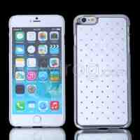 Bling Diamond Stars Case for iPhone 6 Plus White