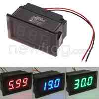 Waterproof DC3.3-30V LED Voltmeter Digital Volt Meter Gauge