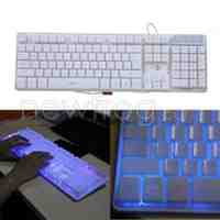 V300 LED Backlit USB Wired Gaming Keyboard 104-Key