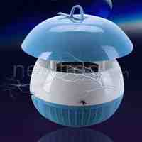 LED Insect Mosquito Fly Photocatalyst Killer Catcher Trap Lamp Blue