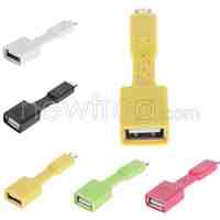 Micro USB Host Cable Male to USB Female OTG Adapter for Android